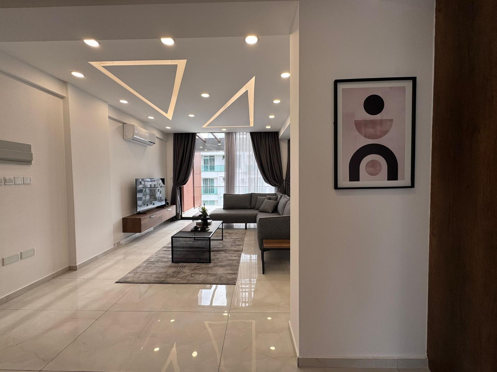 2+1 DAĞ VE DENİZ MANZARALI PENTHOUSE