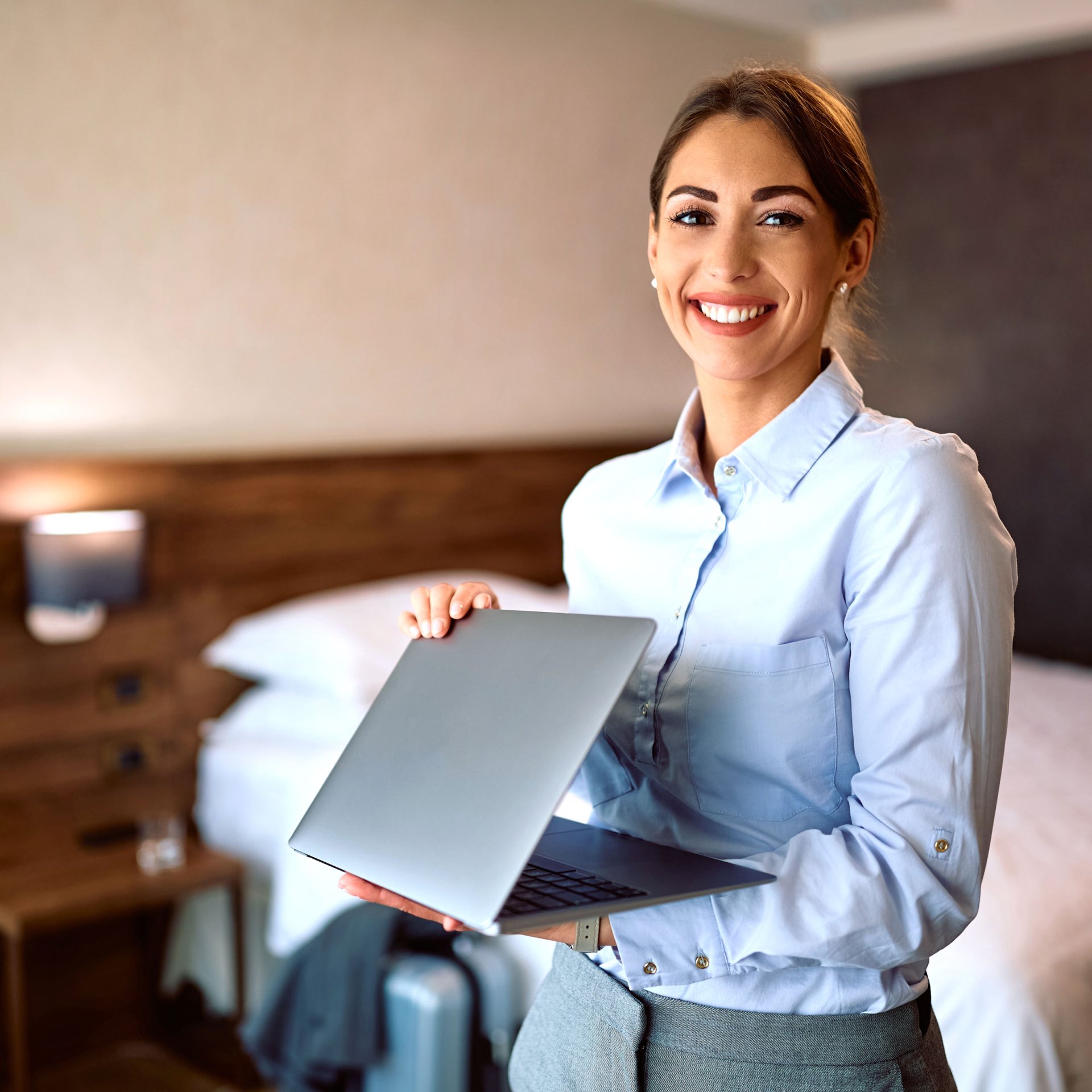 Professional woman with laptop