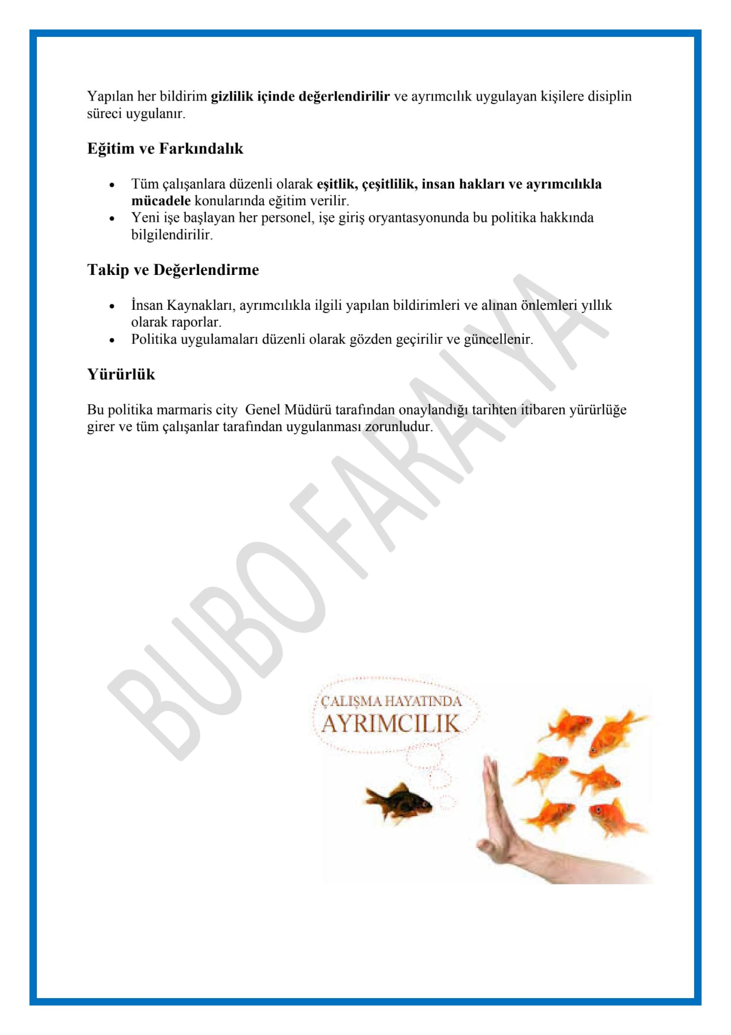 Çalışan Memnuniyeti İzleme Raporu